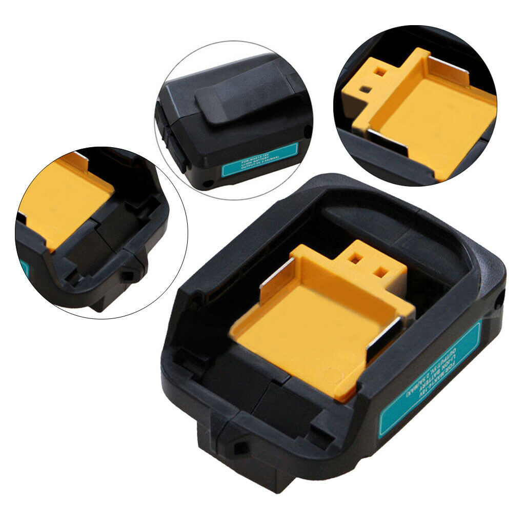 2x USB charger adapter For all 7.2V ~ 18V tool batteries BL1430 BL1815