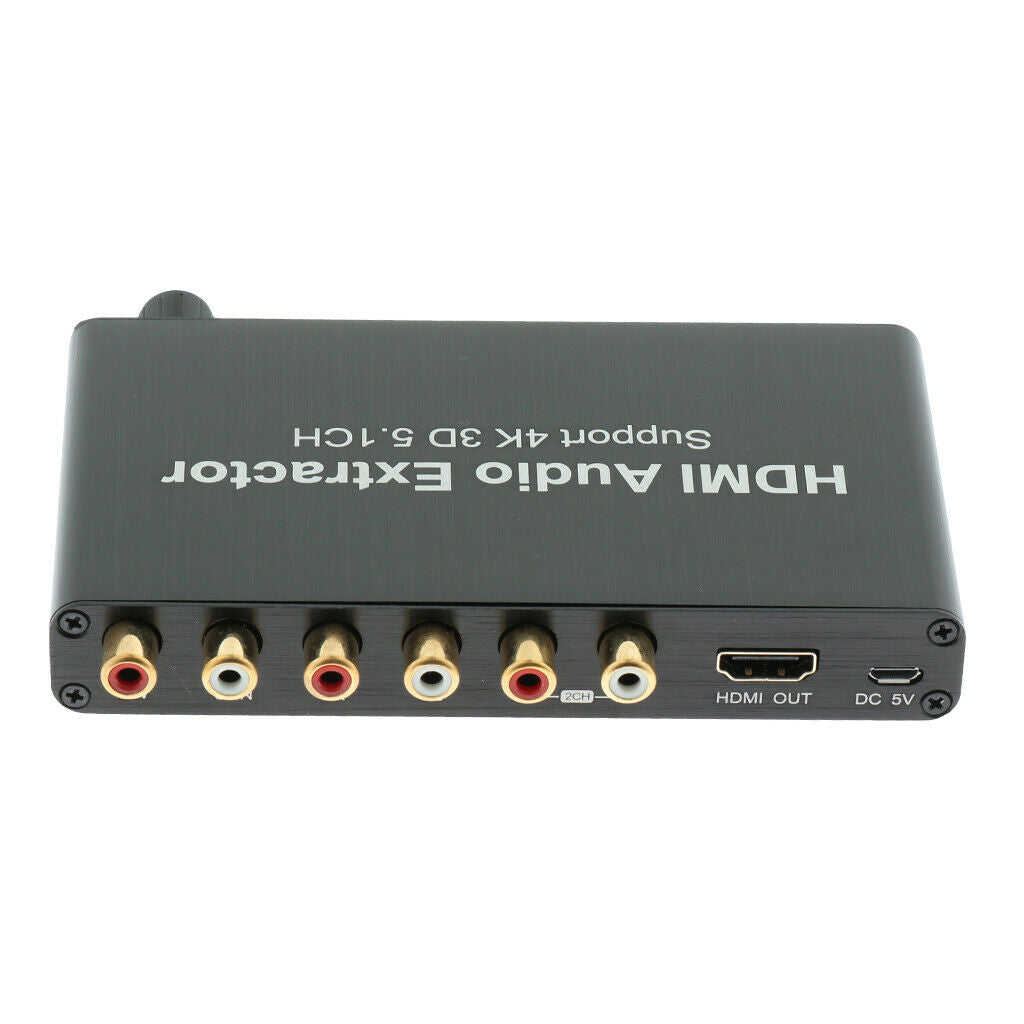 To   5.1CH Digital Audio Coaxial Decoder Converter Extractor 4K