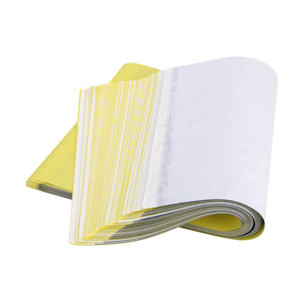 50x Professional Tattoo Transfer Paper Thermal Stencil Paper for Tattoo