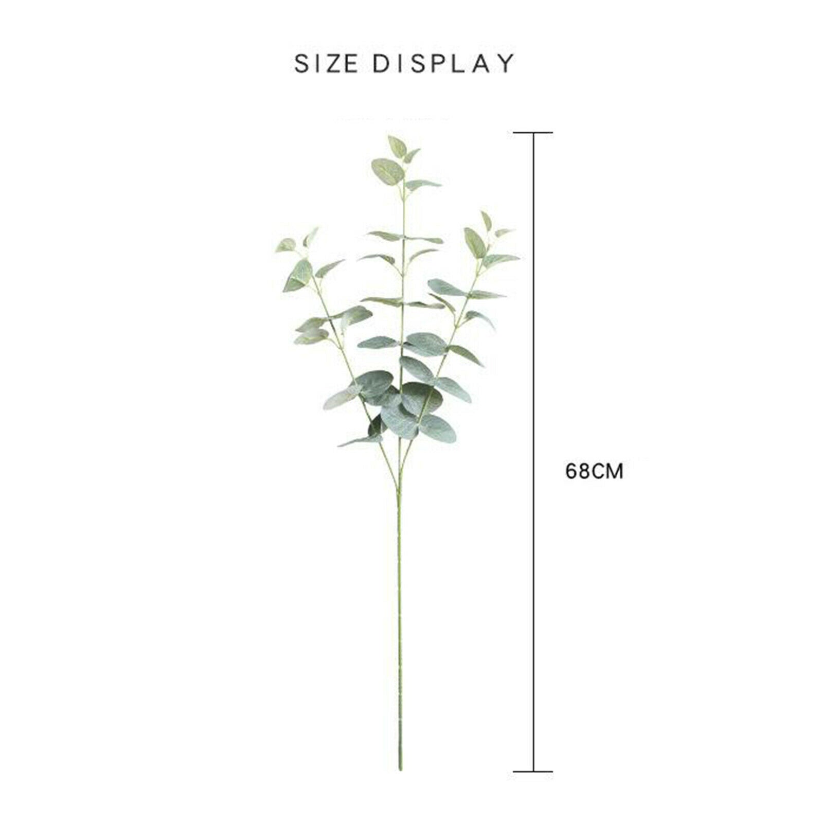 Faux Eucalyptus Stems, Artificial Eucalyptus Greenery for Wedding, Bouquet,