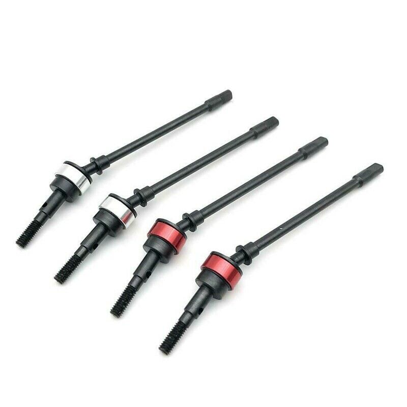 1Pair Stainless Steel Cvd Drive Shaft Front Axle Rc Parts for Axial Scx10 ClerR5