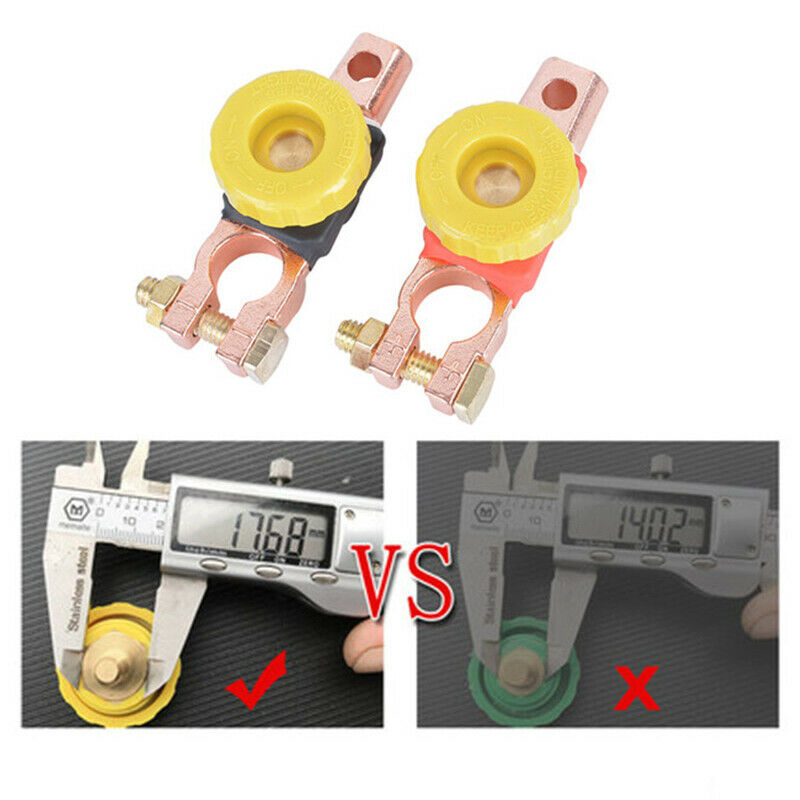 Universal Car Battery Terminal Quick Cut-off Disconnect Master Kill Shut Switch