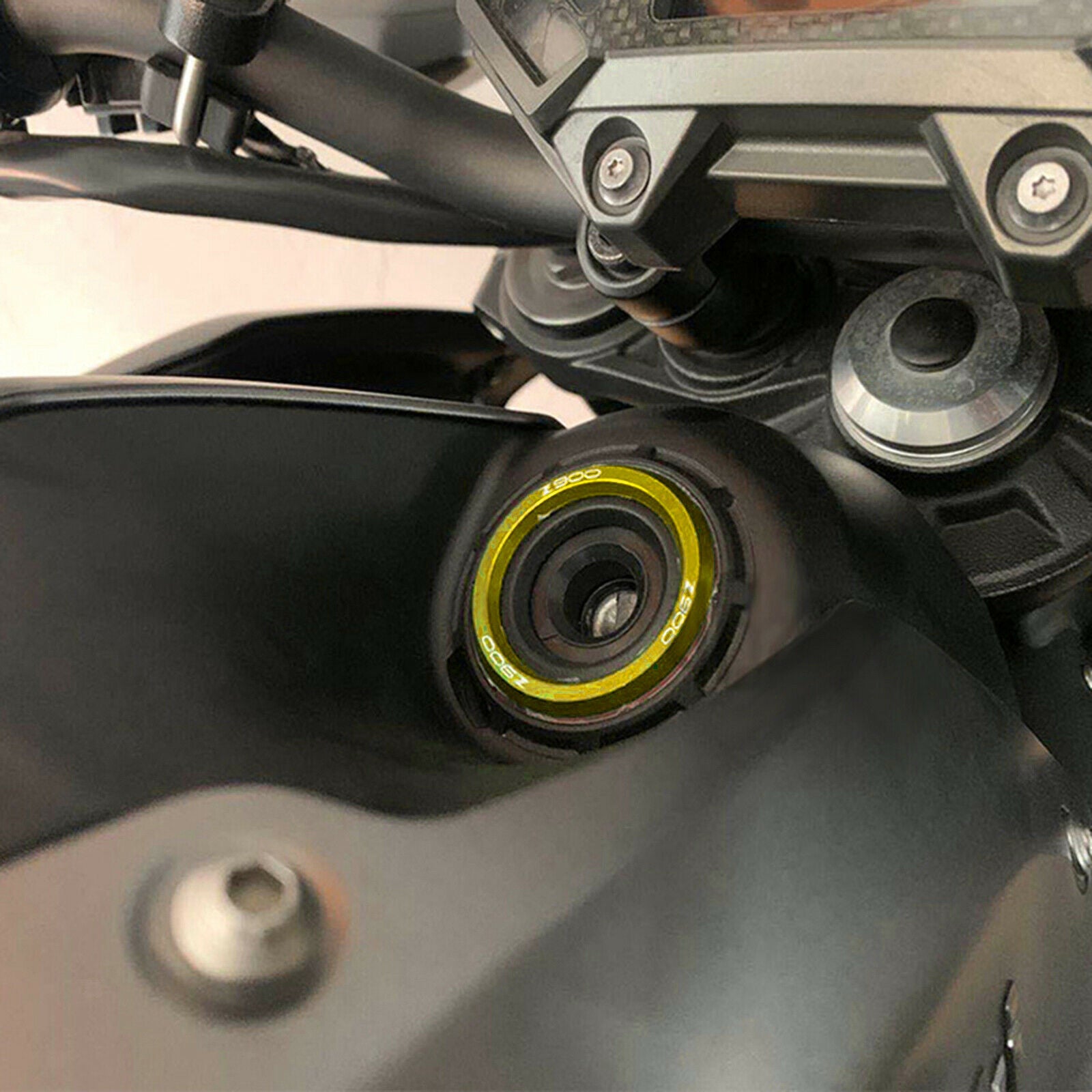 Ignition Cover Switch Cover Parts for Kawasaki Z900   Throttle Yellow