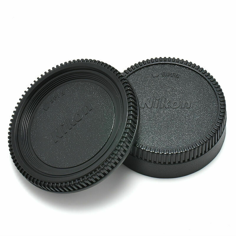 2x/Set Body Lens Cap Front +Rear Cover For Nikon AF AF-S Lens DSLR SLR Camera_AU