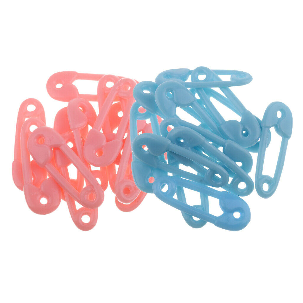 Pieces of 24 Plastic Safety Pin Baby Shower Christening Baptism Party Favors
