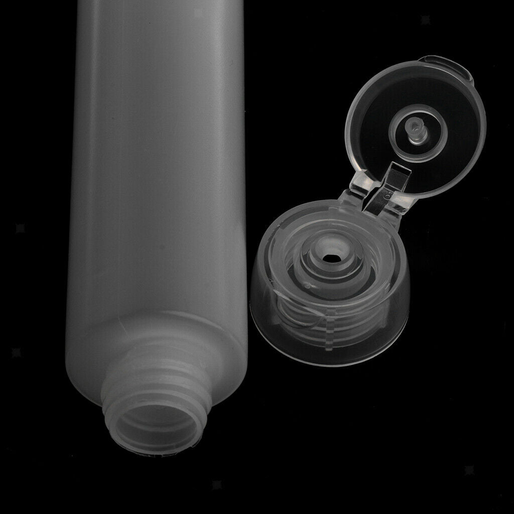 Travel Plastic Empty Squeeze Bottle Cosmetic Liquid Container 50ml Inverted