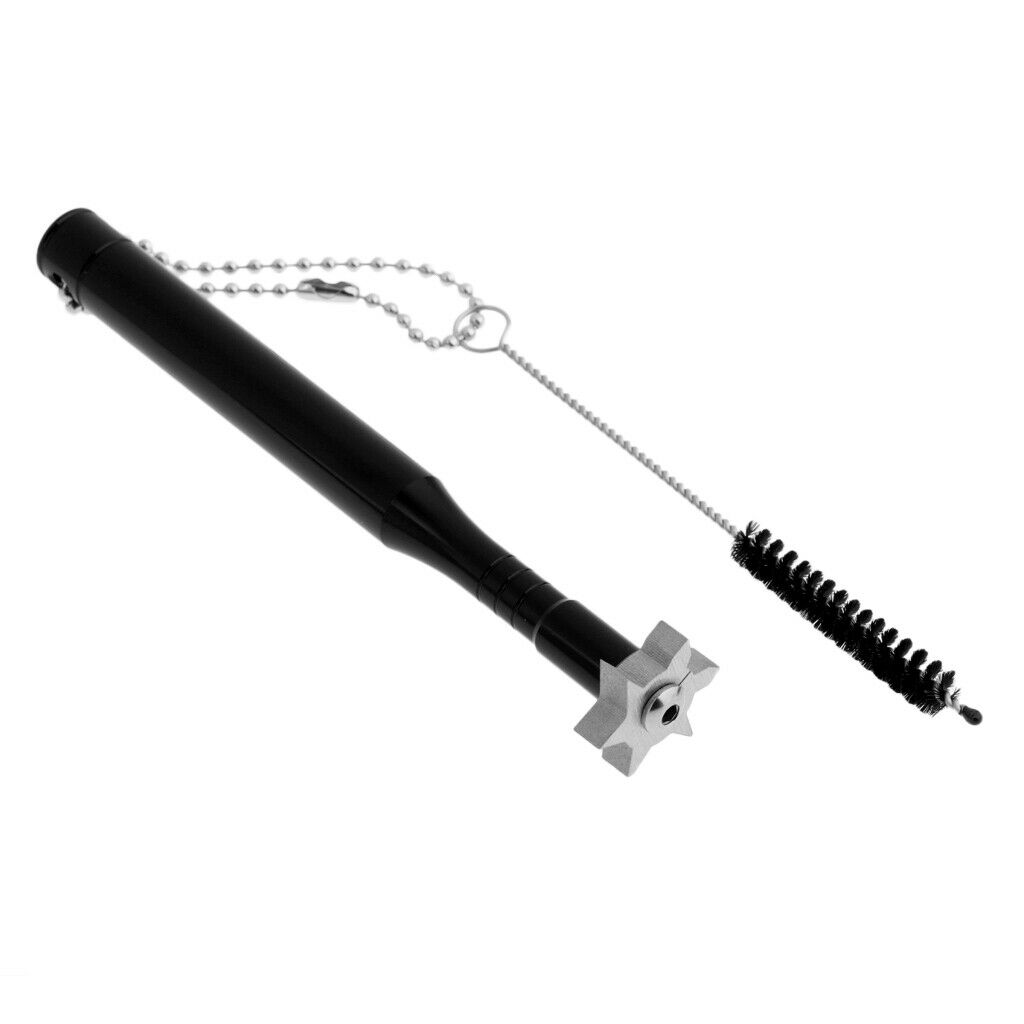 2x Golf Club Groove Sharpener & Brush Cleaner Regrooving Tool U, V Grooves