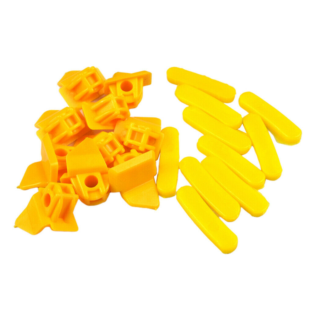 10 lot 44mm Yellow Plastic Tire Changer Bead Breaker Bird Head Remover Pad