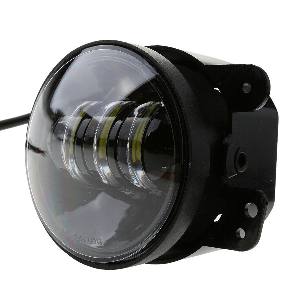 Pair 4'' 30W LED Fog Light Driving Lamp White For Jeep Wrangler