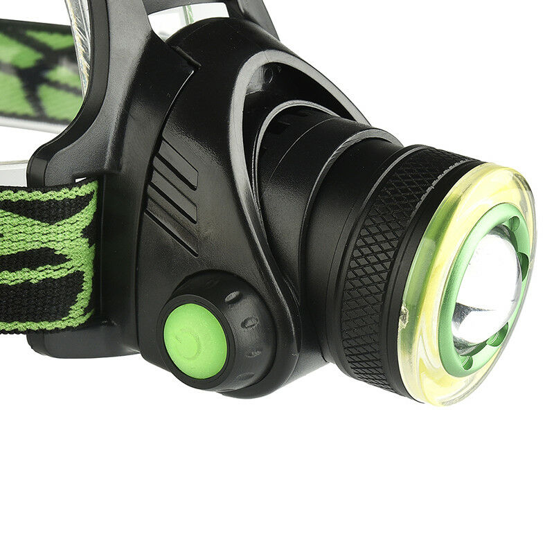 Rechargeable XML-T6+COB Headlamp 18650 Headlight Head Lamp Torch BDAU