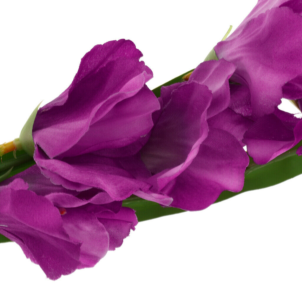 Vivid Gladiolus Flowers Plants for Home Cafe Pub Club Decor  Ornaments