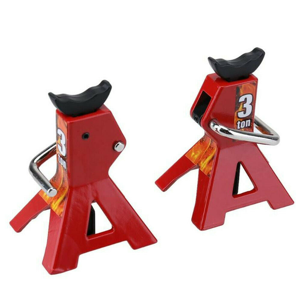 2x Metal 6T & 3T Lifting Jack Stand RC Car SCX10 D90 D110 RC4WD Accs Parts