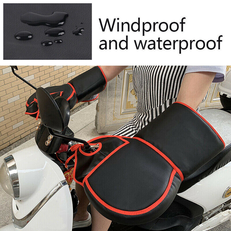 Pair Motorcycle Electric Battery Bike Warm Thickening Hand Cold Windproof Gloves