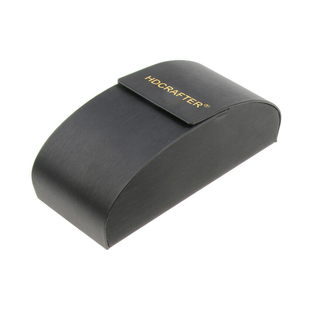 Black Glasses Protector Hard Case Sunglasses Storage Box + Microfiber Cloth