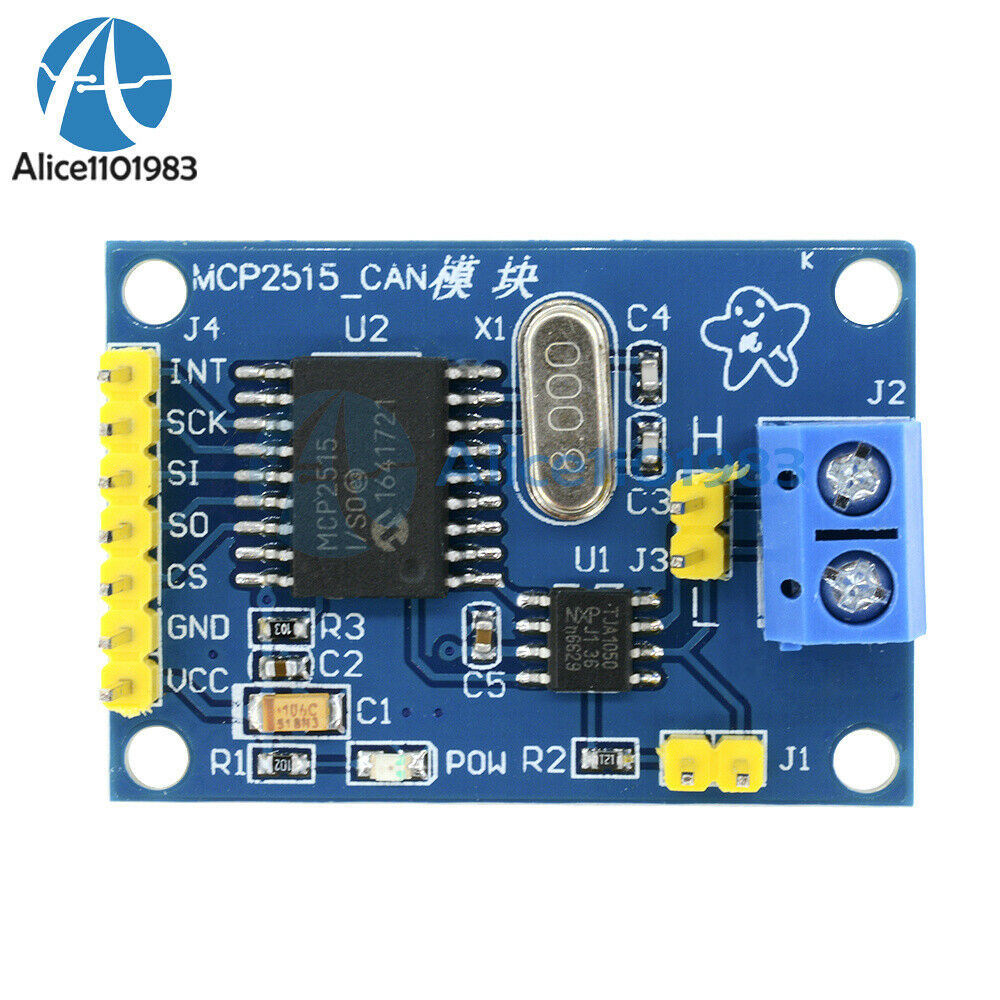 3PCS For Arduino MCP2515 CAN Bus Module TJA1050 Receiver SPI Module