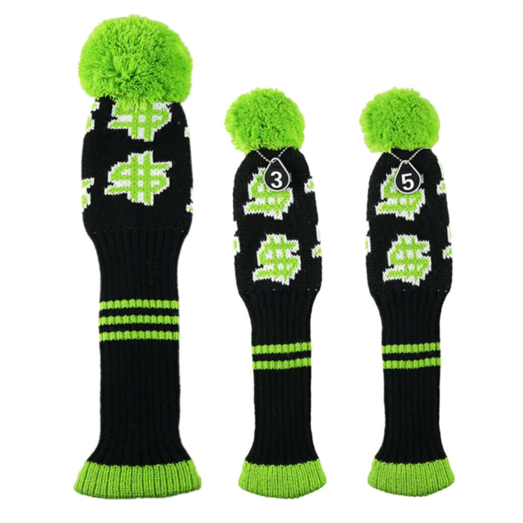 Golf Club Covers Pom Pom Headcover Hybrid Wood Guard Protector Accessories