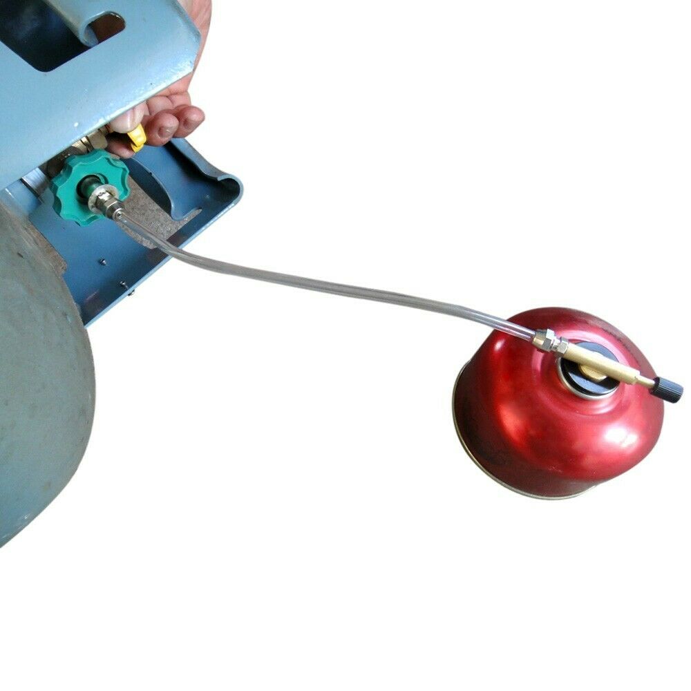 Camping Stove Propane Refill Adapter Flat Cylinder Tank Coupler Bottle