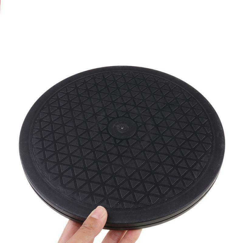 10" Round Bonsai Turntable Rotating Plate Wheel Revolving Home Kitchen Display