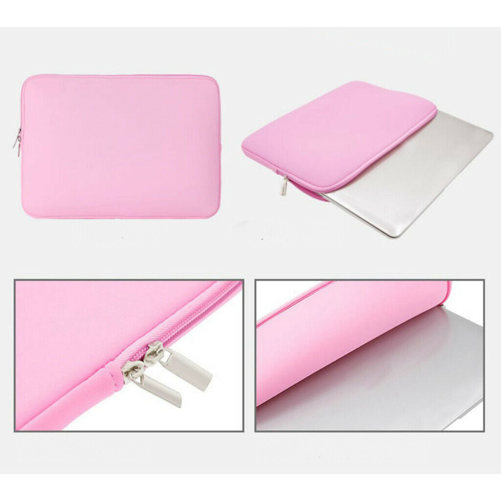 2x Soft Liner Sleeve Pouch for 15.6"in Tablet Compatible Chromebook Supplies
