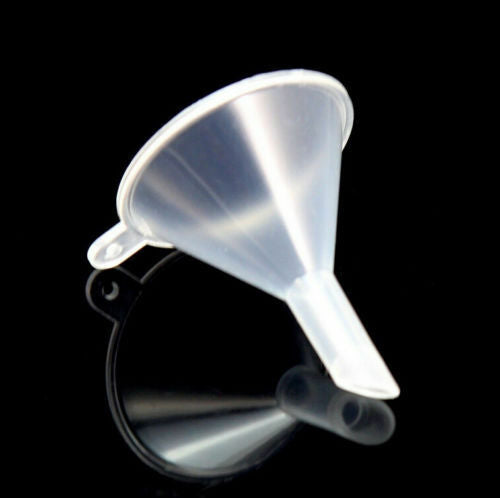 5PCS Mini Small Plastic Funnels For Perfume Liquid Oil Filling New Empty