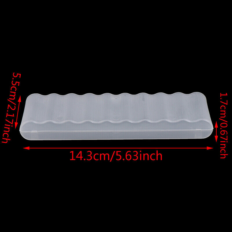 1 Pack Battery Storage Case Holder Organizer Box For 10 AA Batter TH