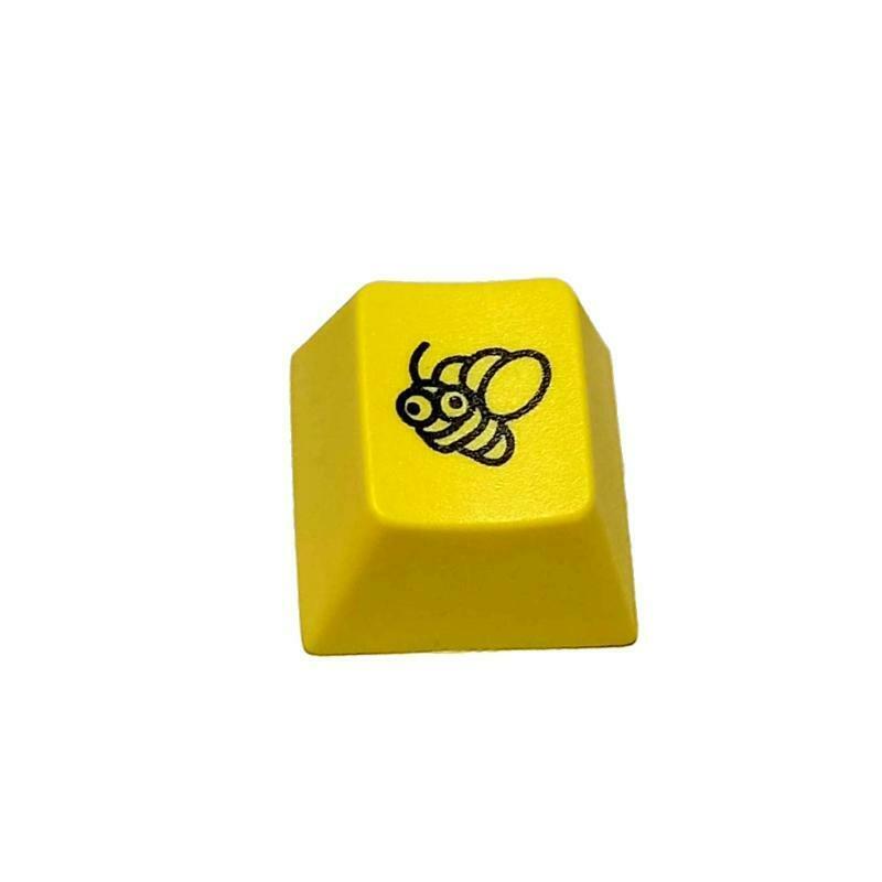 R4 Cherry Profile Dip Dye Sculpture PBT Keyboard Keycap Etched Honey Bee Keycap