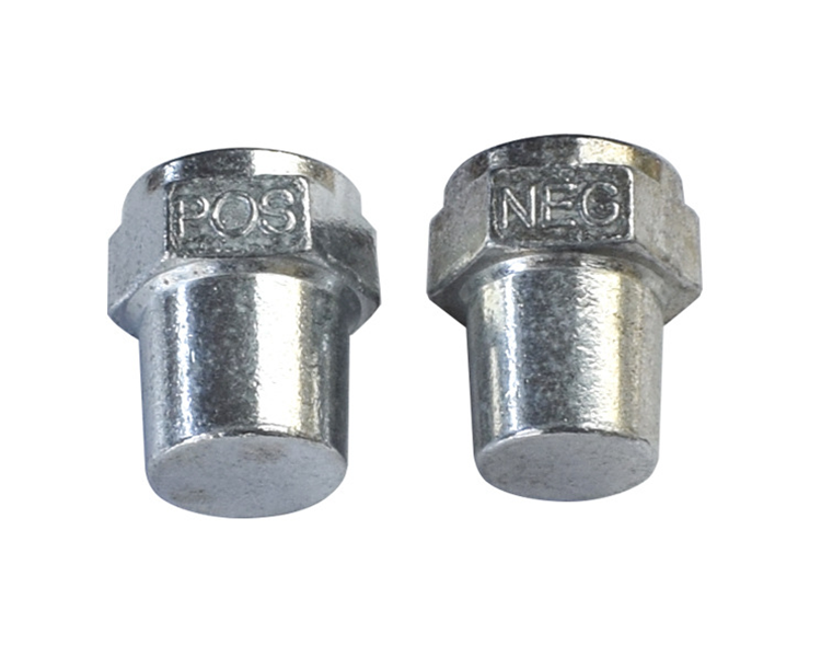 Car Positive+ Negative Battery Top Post Terminal Adapter Converter Connector 2pc