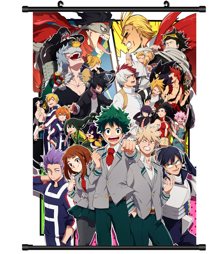 3885 Anime My Boku no Hero Academia wall Poster Scroll