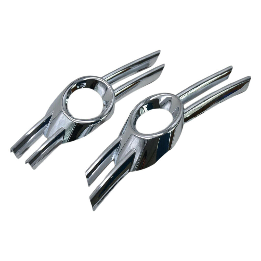 2 Sets Brand New Chrome Fog Light Cover Bumper Grille Trim for VW Passat CC