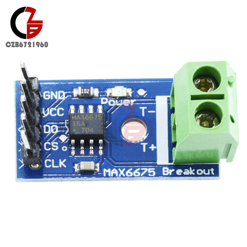 MAX6675 Type K Thermocouple Temperature Sensor Module SPI Interface For Arduino