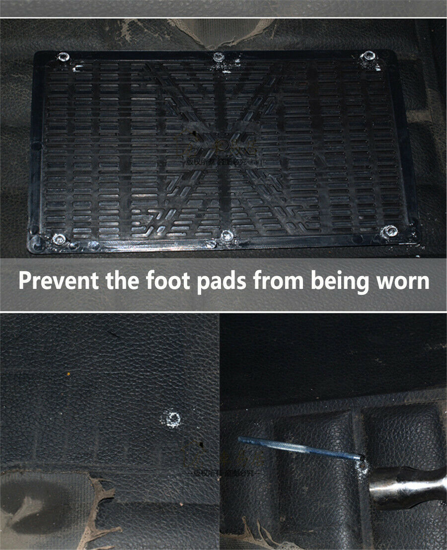 1PC Auto Car Antiskid Floor Mats Carpet Pad Foot Mat Footpads 16*25CM PVC Sheet