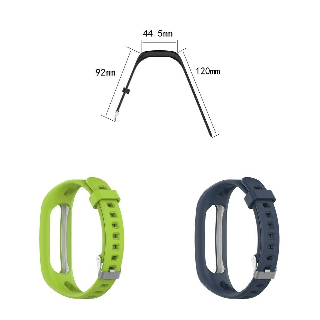 2pc Silicone Wrist Wrist Strap Fitness Tracker for Huawei band 4 Running