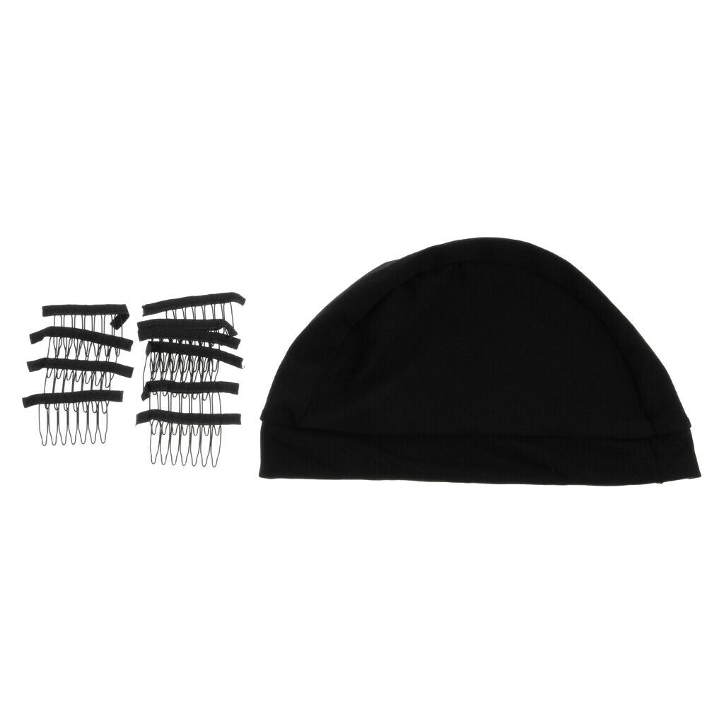 Durable Wig Clips for Women & Men Wig with Breathable Elastic Wig Net   L