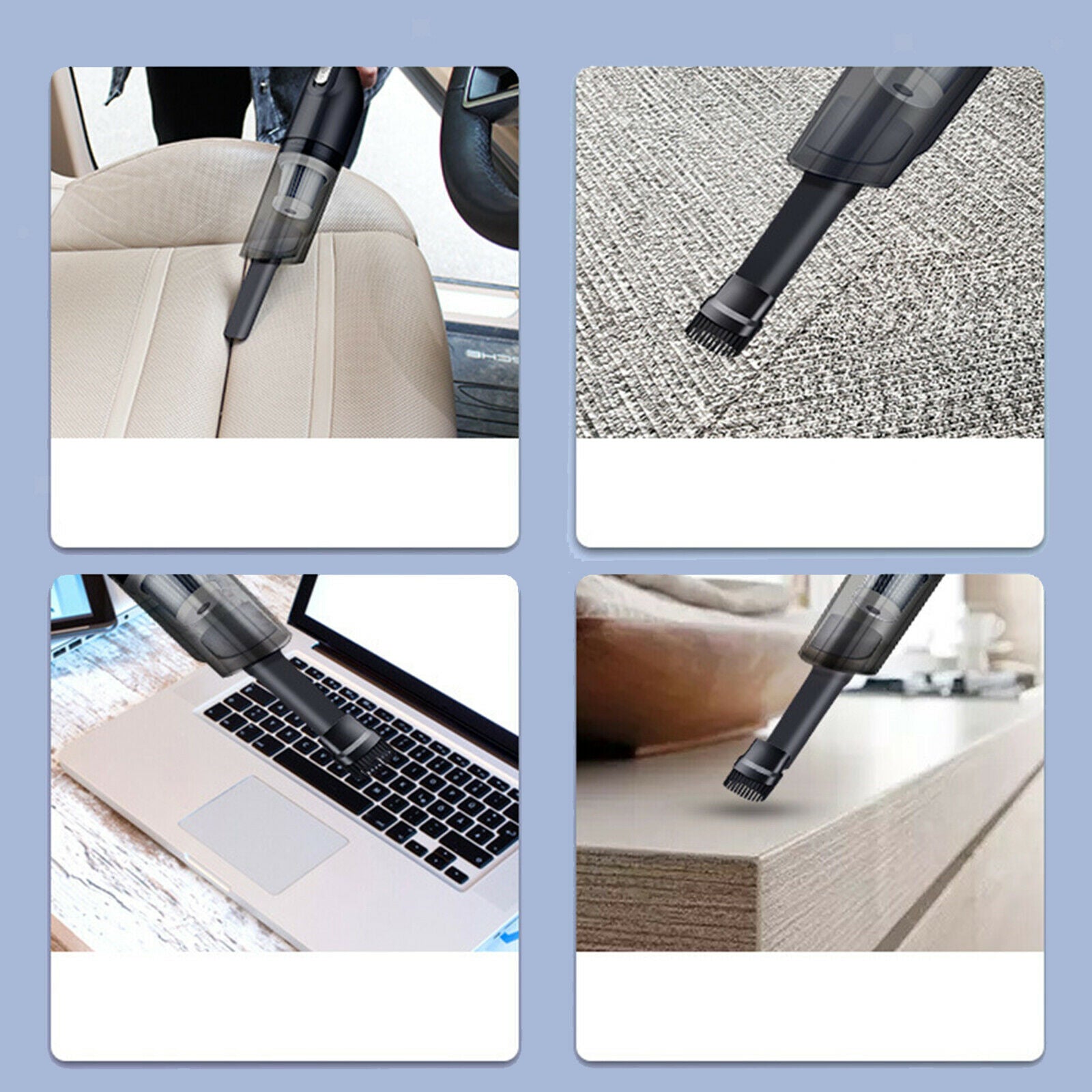Car Vacuum Cleaner Portable Handheld Auto Vacuum Mini Cleaner Wireless USB