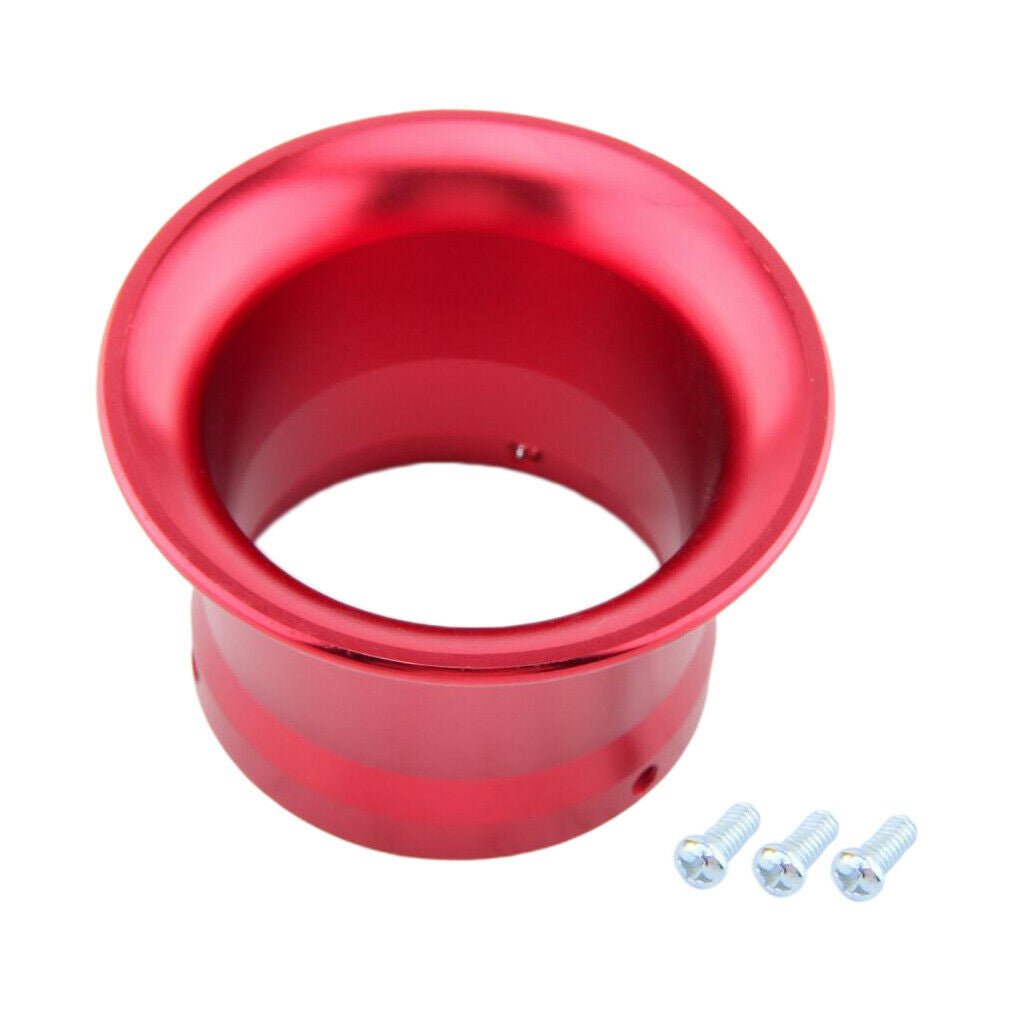 50mm 2'' Air Filter Velocity Stack Funnel for PWK24 PWK26 PWK28 Carburetor, Red