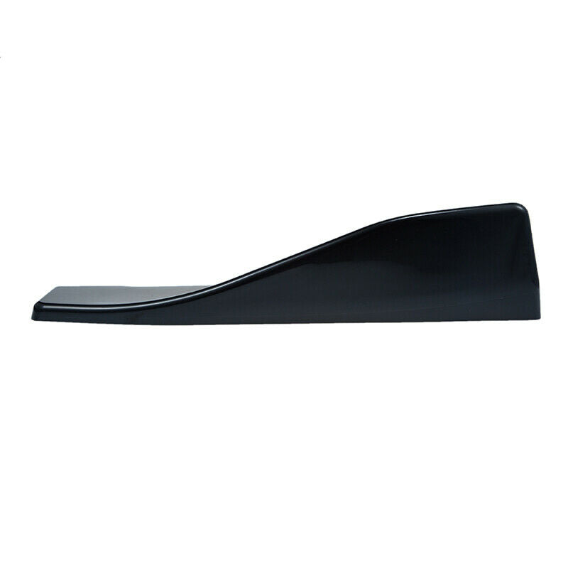 Pair Car Bumper Spoiler Rear Lip Canards Diffuser Wrap Angle Shovel Side Skirt