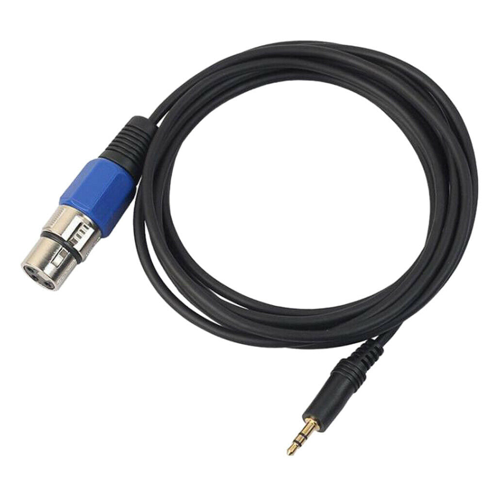 1.5 m Durable 3.5mm Male   Audio Cable Mic Adapter to XLR 3-pin Female for
