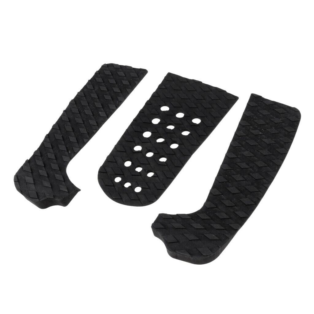 3pcs Surfboard Traction Tail Pads, 3 Pieces Anti-slip EVA Surfboard Traction