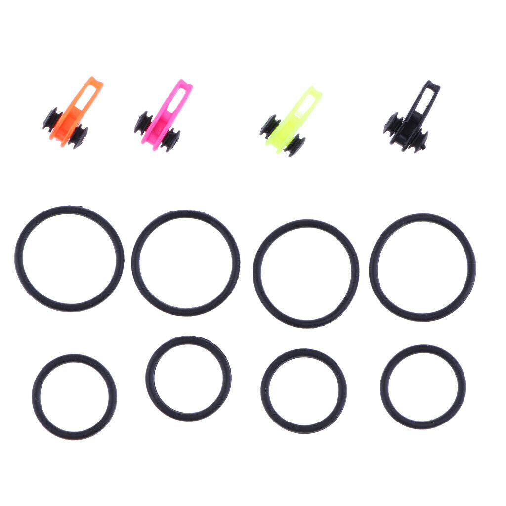 4pcs Multiple Color Fishing Pole Hook Keepers Bait Holders Safety Lures Jig