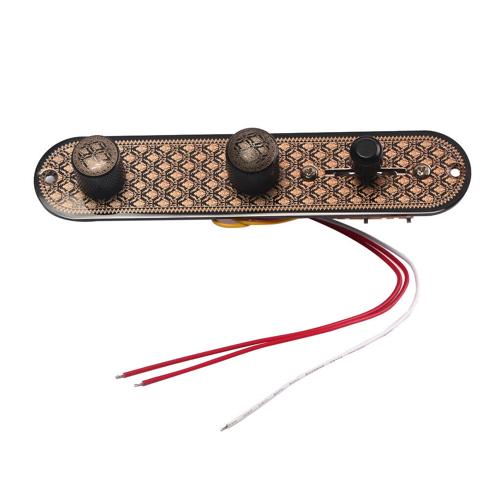 Grid 3 Way Wired Loaded Prewired Control Plate Harness Switch For  Guitar