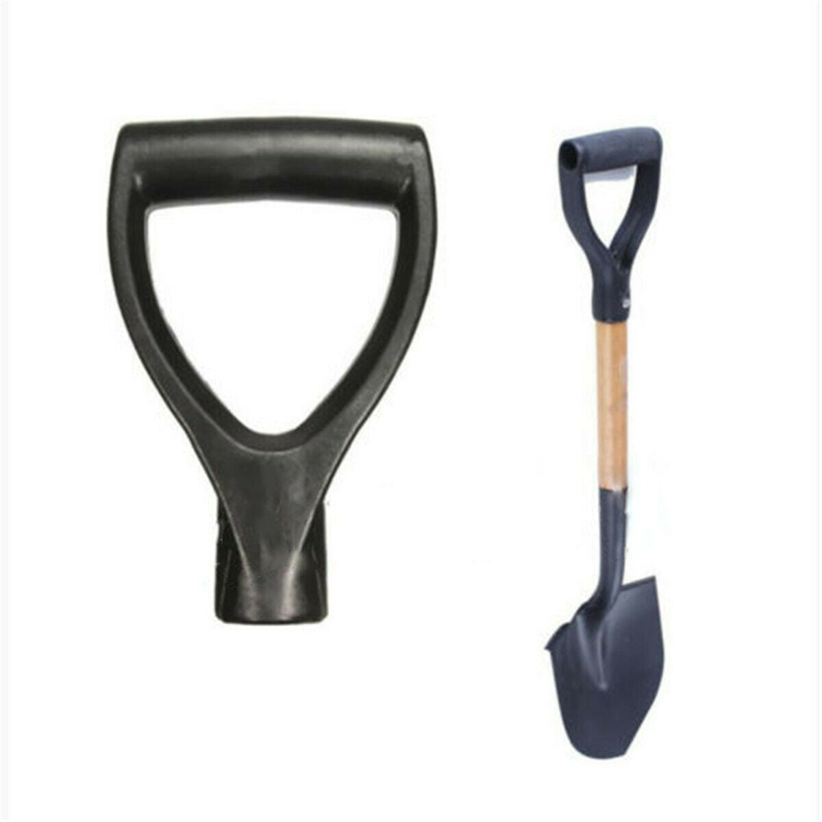 32mm Diameter Replacement Plastic Top D Handle Garden Dig For Spade Fork Shovel