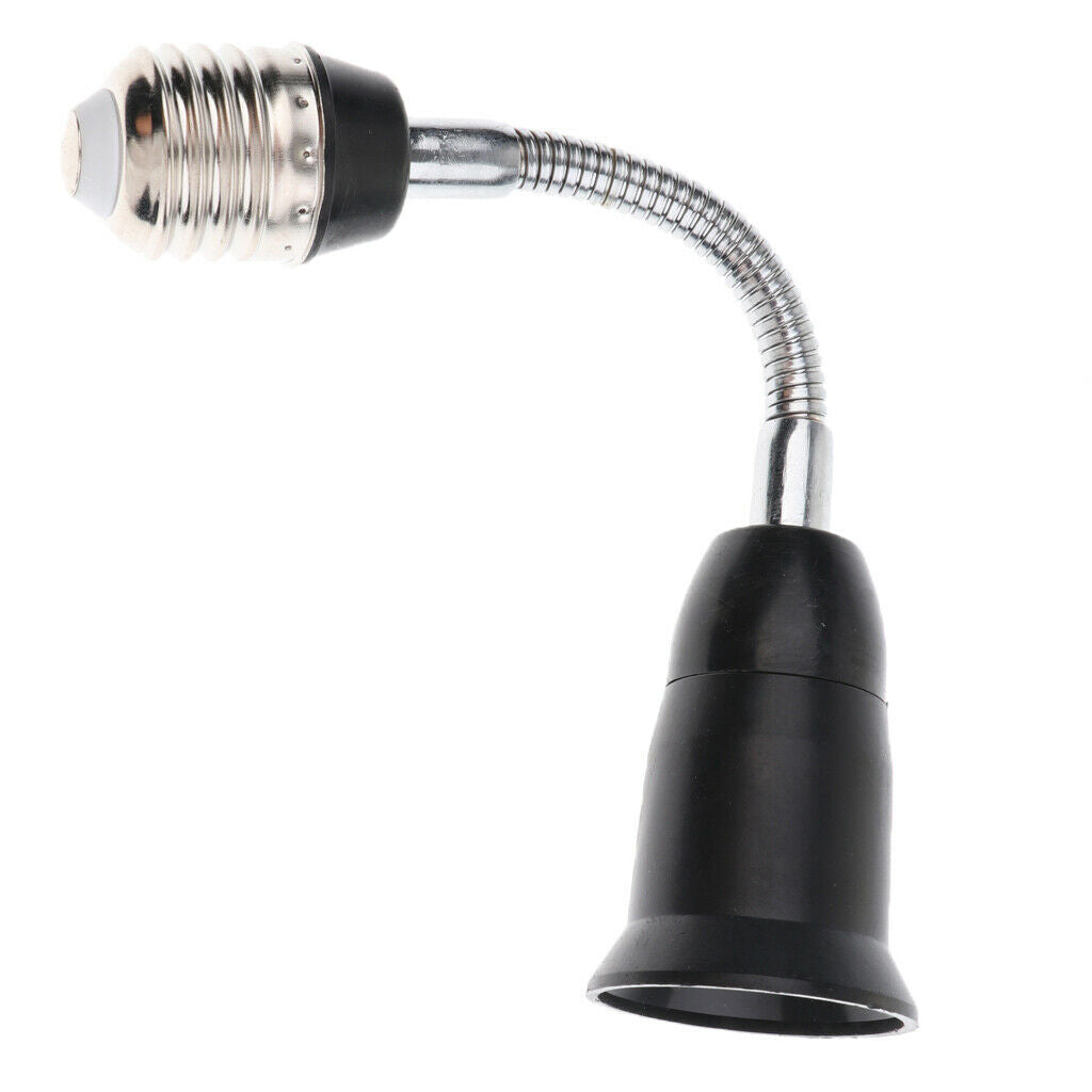E27   Extension Adjustable Medium Light Bulb Socket Converter