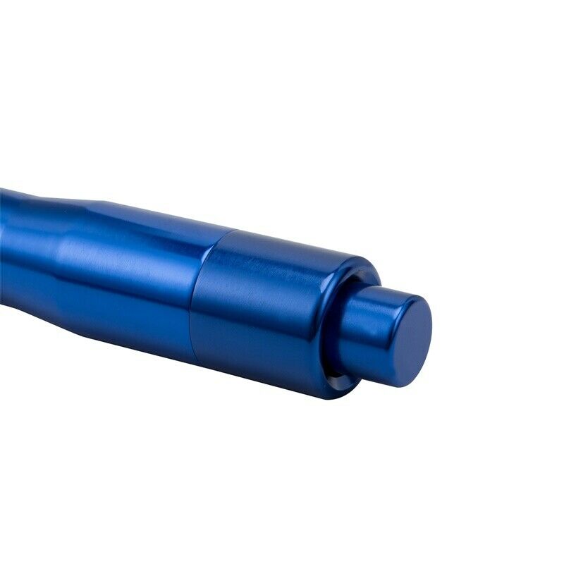 Blue Aluminum Car Auto Automatic Gear Stick Shift Knob Shifter Lever With Button