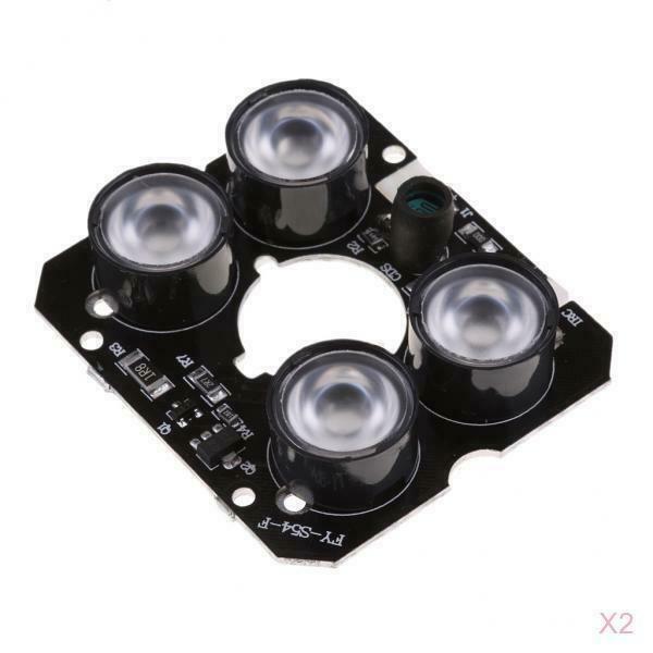 2 Packs IR LED Spot Light 850nm Infrared Board For  Camera 4pcs/set