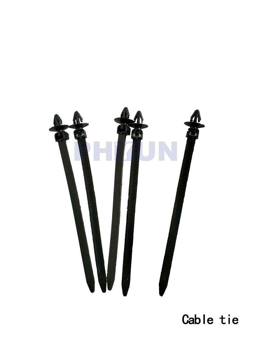 146x Plastic Rivets Fastener Fixed Clips w/30x Removal Tool For Car Fender Panel