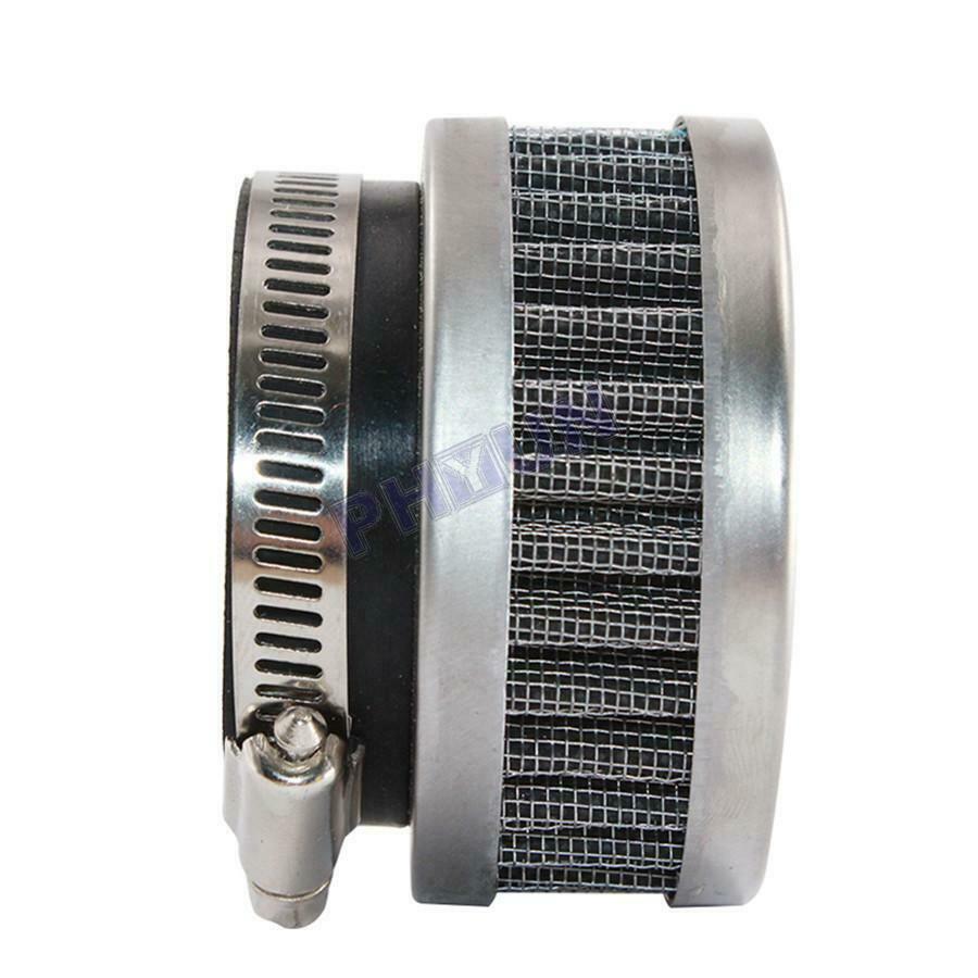 4x 52mm-58mm Motorcycle ATV Scooter Air Intake Filter Cleaner w/ Clamp Universal