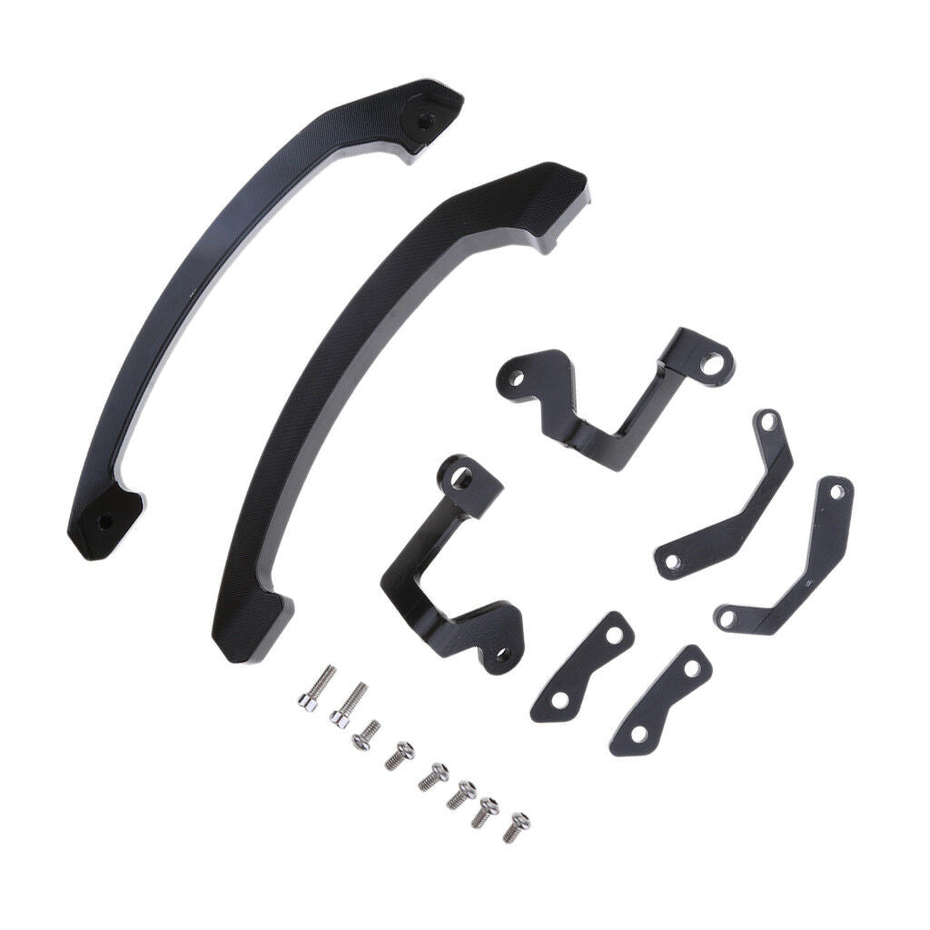 Black CNC Rear Passenger Seat Grab Bar Handle Rail Side Kit for Yamaha MT07