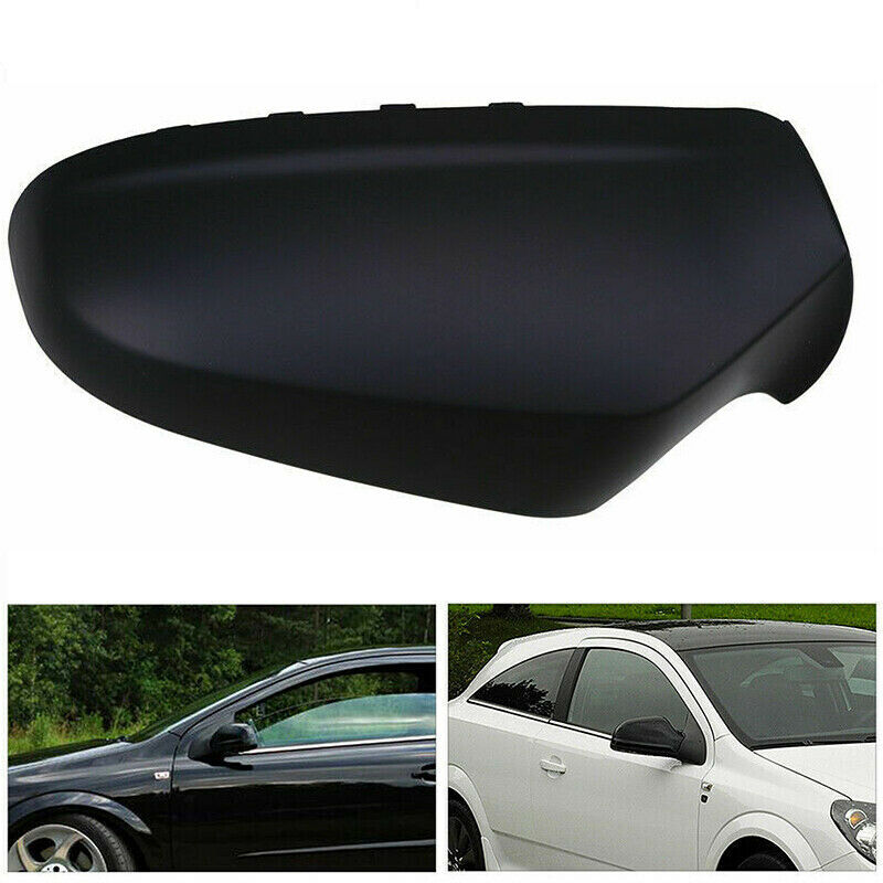 Door Mirror Cover Cap Black  For Holden Saturn 08-10 Vauxhall Opel Astra 2004-09