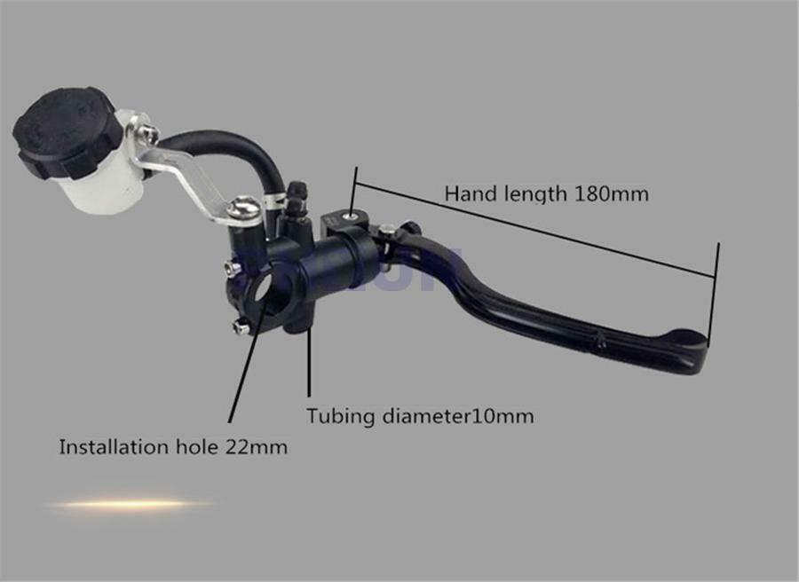 Front Brake Clutch Master Cylinder Lever Motorcycle 7/8" 22mm Handlebar US Stock
