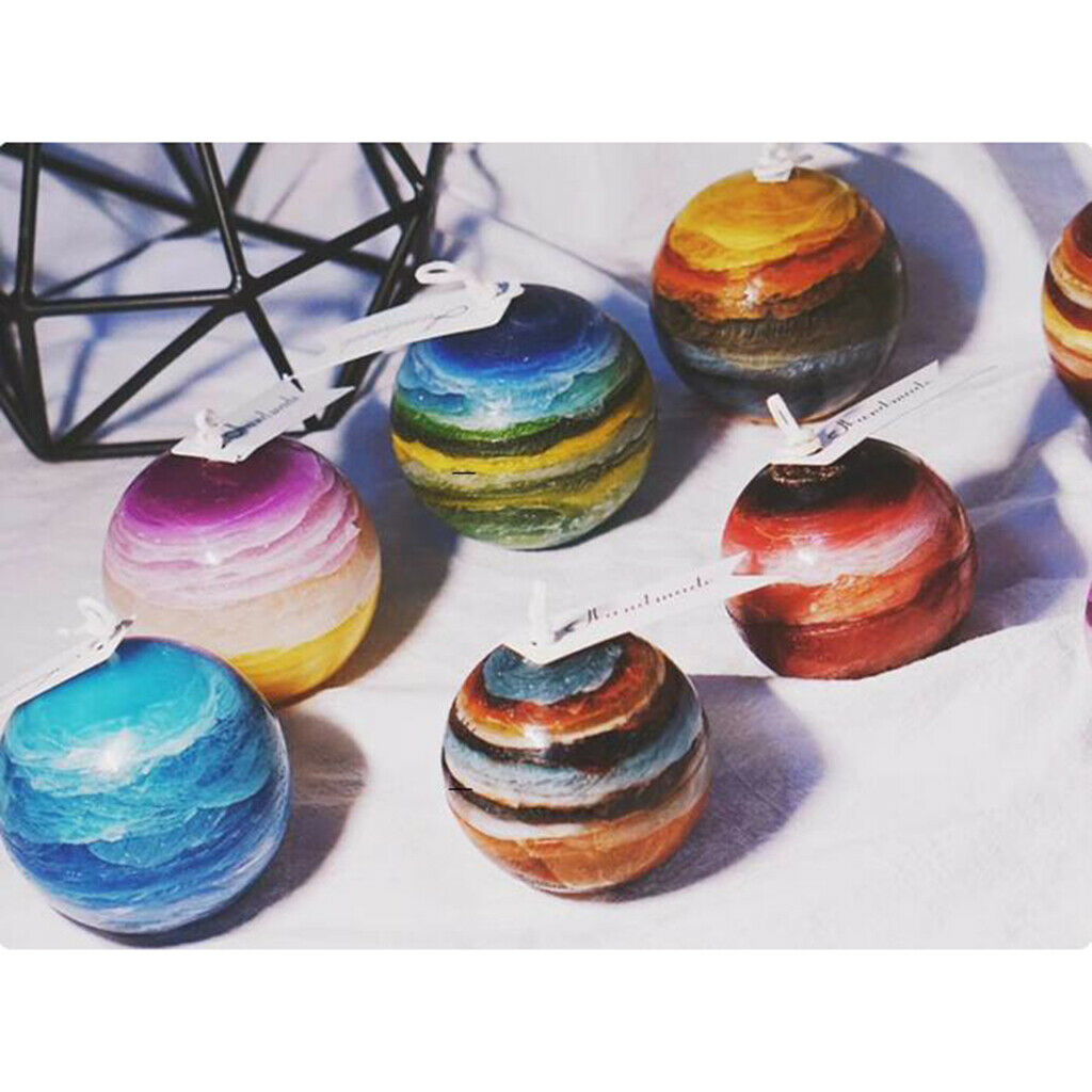 Plastic Round Sphere Soap Candle Making Mold Candle Mould for Handcraft 30mm